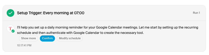 Twin learned how to tell time