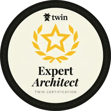 Twin Certified Expert Architect Badge