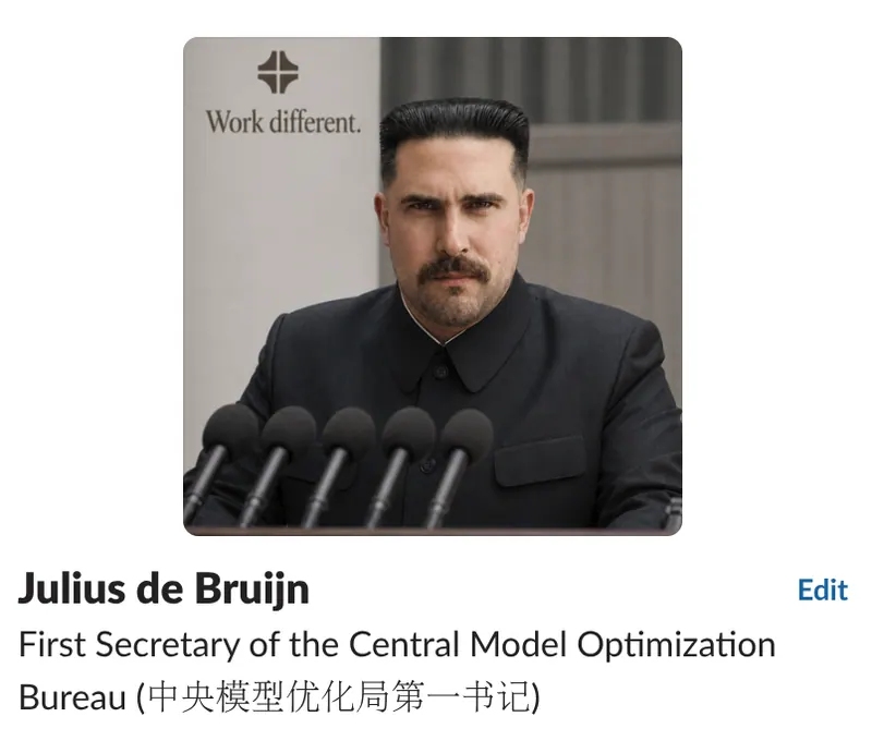 Slack profile, Julius de Bruijn