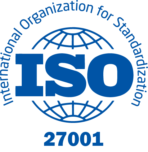 ISO 27001 certification badge